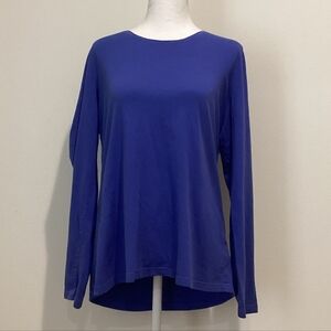 Duluth Women's Blue Long Sleeve Tee Shirt